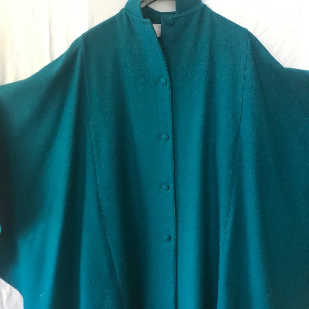 Vintage Ireland Wool Cape Coat